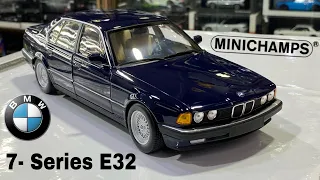 1:18 BMW 7-Series E32 By MINICHAMPS all opening Diecast Miniature Scale model | FASHION CLUB LLC |