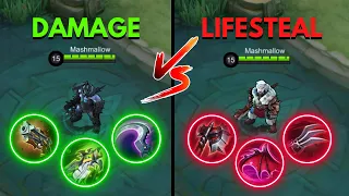 damage vs lifesteal build balmond