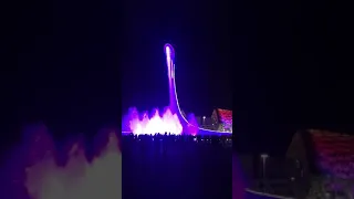 Сочи, Олимпийский парк, поющий фонтан - Show must go on
