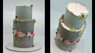 Concrete Fault Line Cake