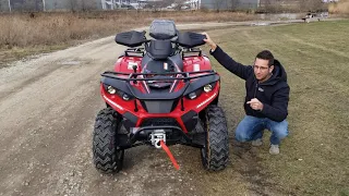 MSA 300cc Utility ATV 4X4 With Rear Ball Hitch Optional Winch & More