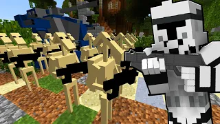 The Clone who joined the DROID ARMY! - Minecraft: Clone Wars Survival Mod 7