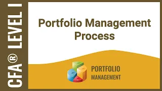 CFA® Level I Portfolio Management - Portfolio Management Process