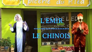 L'EMIR et le CHINOIS épicier et restaurant HUMOUR RIRE