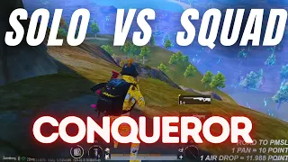 KILL 20 SOLO VS  SQUAD CONQUEROR SKYLINEPUBGM PUBG MOBILE