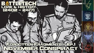 BattleTech Lore & History - Fragments from the Age of War: November Conspiracy (MechWarrior Lore)