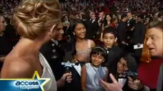 "Slumdog Millionaire" Kids Talk At The Oscars