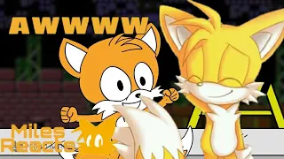 I'VE SAWW BABY TAILS!!!Miles Prower's Reacts To Sonic 1 Full Game Animation