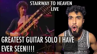 Led Zeppelin - Stairway To Heaven LIVE | REACTION (BEST LIVE GUITAR SOLO I HAVE EVER SEEN)