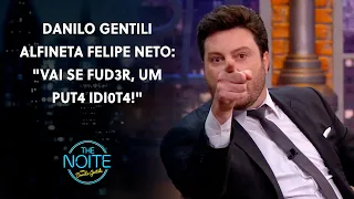 Apresentador perde a paciência com Felipe Neto | The Noite (21/10/21)