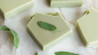 Making 5 different herbal soaps🌿 Rosemary, lavender, mint, laurel & sage soap making compilation