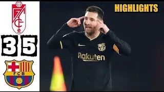 Barcelona vs Granada 5-3 Extended Highlights & Goals - Copa del Rey English Commentary