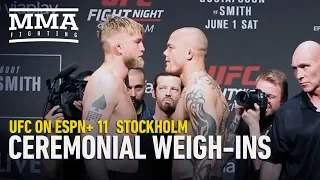 UFC Stockholm Ceremonial Weigh-In Highlights - MMA Fighting