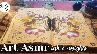 Art Asmr #17 | Journaling | No talking 💆‍♀️ Visual Relaxation & Meditative Music