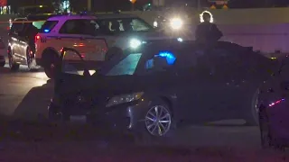 Man found dead inside vehicle after shots rang out on Houston-area highway