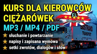 Angielski kurs dla kierowców ciężarówek międzynarodowych - English for truck drivers