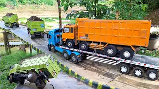 ASK TO CARRY Dump Truck Trailer Loading Fuso 220 Ps Hino 500 Tronton Truck WRONG OVER ROVER