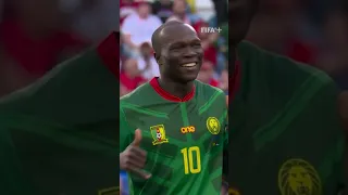 AUDACIOUS LOB! What a finish from Aboubakar vs Serbia! #ShortsFIFAWorldCup