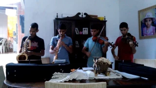 Hino 208 - Sax Barito , Sax Reto , Viola e Violino