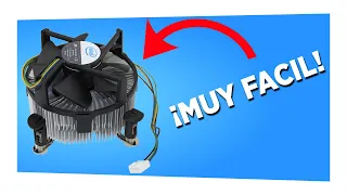 como quitar, desmontar y instalar un disipador o fan cooler intel