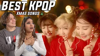 Latinos react to 'Best Christmas KPOP Songs EVER for the first time FT EXO, SNSD, GOT7, BTS,
