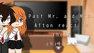 ˚ʚ♡ɞ˚Past Mr. and Mrs. Afton react to their children (Liz and Evan) ||1/2|| Credits in desc (FNAF)