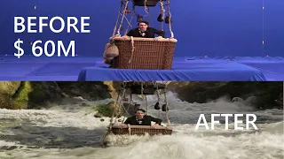 FAMOUS MOVIES BEFORE AND AFTER SPECIAL EFFECTS (VFX)