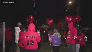 Family, friends hold vigil for Hampton 17-year-old shot to death