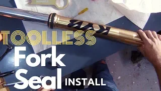 Fork Seal Install WITHOUT a Seal Driver [Dirt Bike]