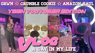 D☆Y IN MY LIFE |Teenage YouTuber| amazon haul, permit test, crumble cookie || Ra’Mariah Alexia