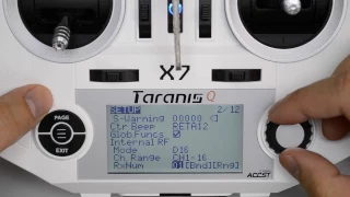Taranis Q X7 OpenTX Tutorial - First Flight Setup (Minimum)
