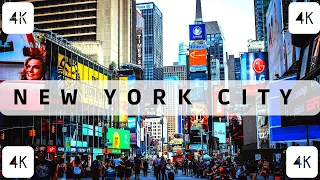 flying over new york (4k uhd) - relaxing music along with beautiful nature videos(4k video ultra hd)