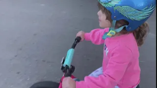 Sasha Riding Her Bike (5 yrs)