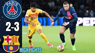 PSG vs Barcelona 2-3 Champions League Highlights And Best Moments. Champions League Quarter Final