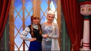 Frozen Anna & Elsa Meet and Greet at Epcot Walt Disney World