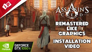 ASSASSIN'S CREED REMASTERED LIKE GRAPHICS - RECOLOR INSTALLATION VIDEO [ENG SUB]