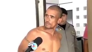 Bandido dando susto em repórter kkkkkkkk