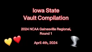 Iowa State Vault Rotation 49.025 vs. Clemson (2024 NCAA Regionals)