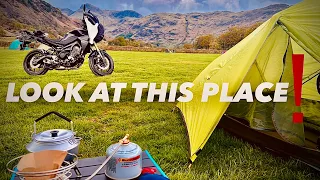 Trangia Motorcycle camping in the Lakes