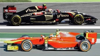 Engine Sound Comparison F1 vs. GP2 2014