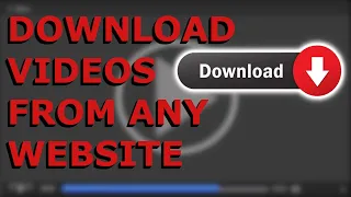 How to DOWNLOAD a video from ANY WEBSITE (BLOB, mp4, ...)