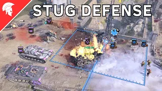 Company of Heroes 3 - STUG DEFENSE - US Forces Gameplay - 2vs2 Multiplayer - No Commentary