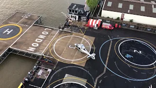 Eurocopter EC155B1 taking off from London Helipad