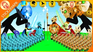 FINAL BOSS ICE, XIPHOS VS MEGA GIANT BOSS SAVAGE, RED XIPHOS | Stick War Legacy Mod | Stick789Apk