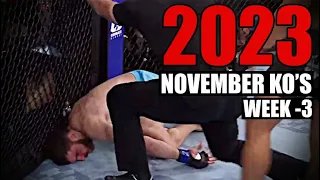 MMA & Boxing Knockouts I November 2023 Week 3