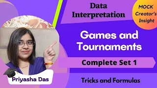 Games & Tournaments| Tips & Tricks| Part1| DILR Set 10| PDF|CAT 2022|XAT 2023|OMETs| Priyasha Das