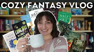 Reading 10 Cozy Fantasy Books | my most successful reading vlog yet