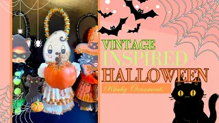 Let's Make some DIY Vintage Inspired Halloween Decorations ~ How CUTE are these?! Ornament How-to