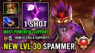 How to Support WD Like a LEVEL 30 Spammer Solo Delete Enemy Carry 100% Aghanim Effect Dota 2