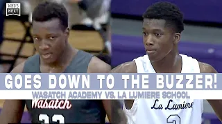 Wasatch Academy (UT) vs. La Lumiere School (IN) - ESPN Broadcast Highlights